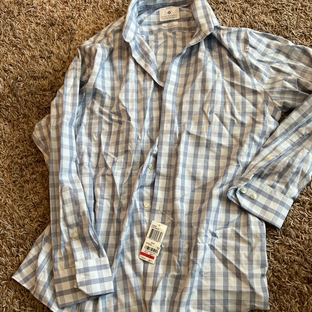 Ryan Seacrest, slim fit, non iron, long sleeve